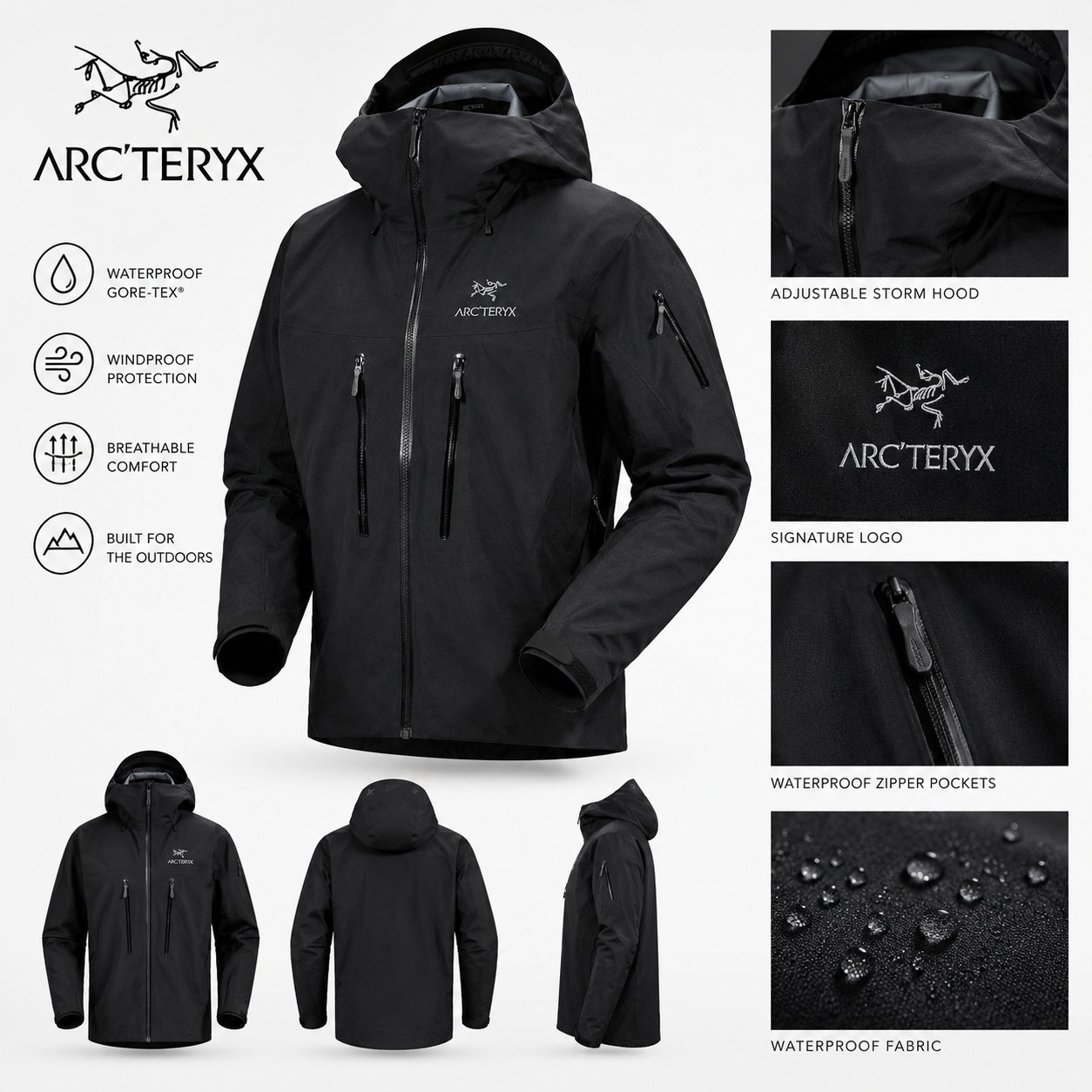 Arc'teryx Men's ALPHA SV Jacket 100D GORE-TEX PRO ePE
